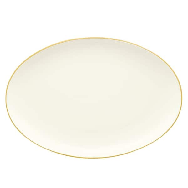 Colorwave Mustard 16 in. (Yellow) Stoneware Oval Platter