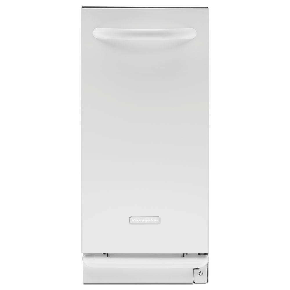 Compactor Kitchen Appliance KitchenAid Architect Series II 15 in. Built-In Trash Compactor in White ...