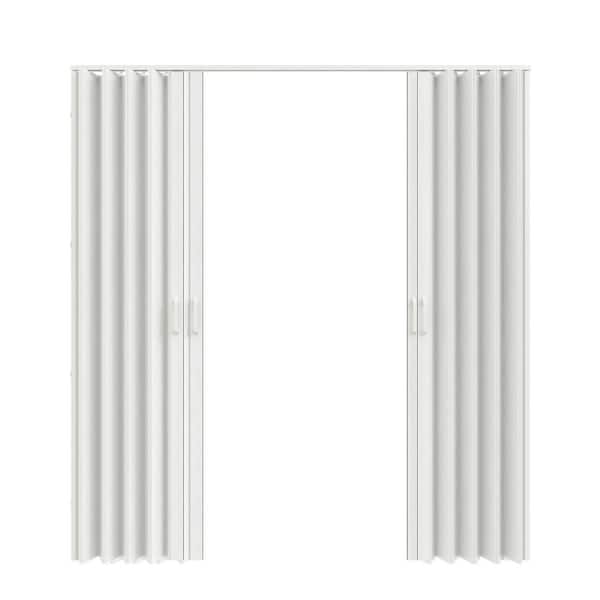 SOCBAZZAR 72 in x 80 in. (Double 36 in. )White Oak Finished