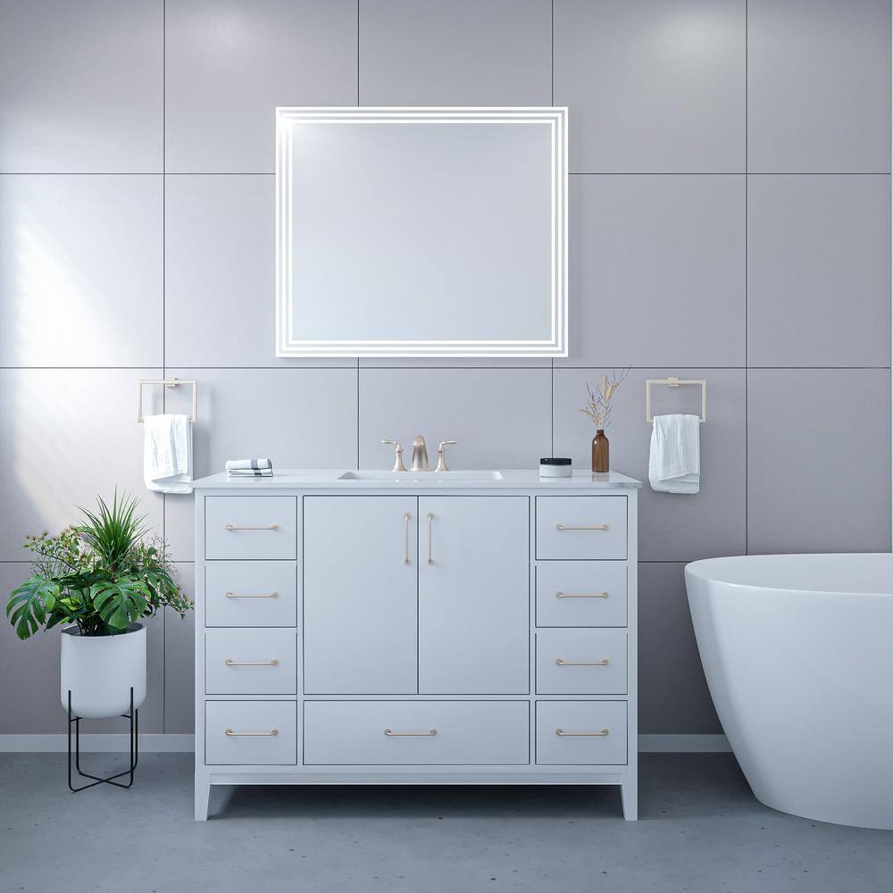 Livorno 36" Frameless LED Bathroom Vanity Mirror