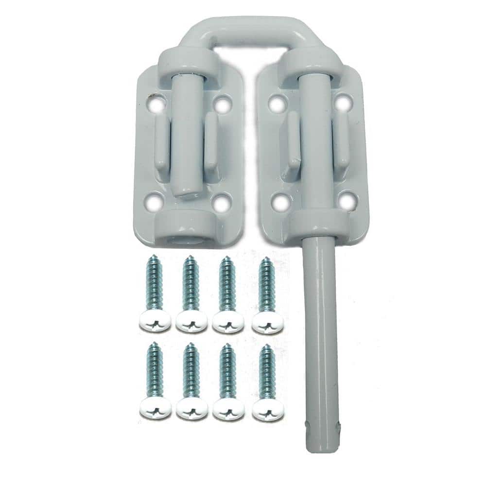 Patio Door Security Latch, White