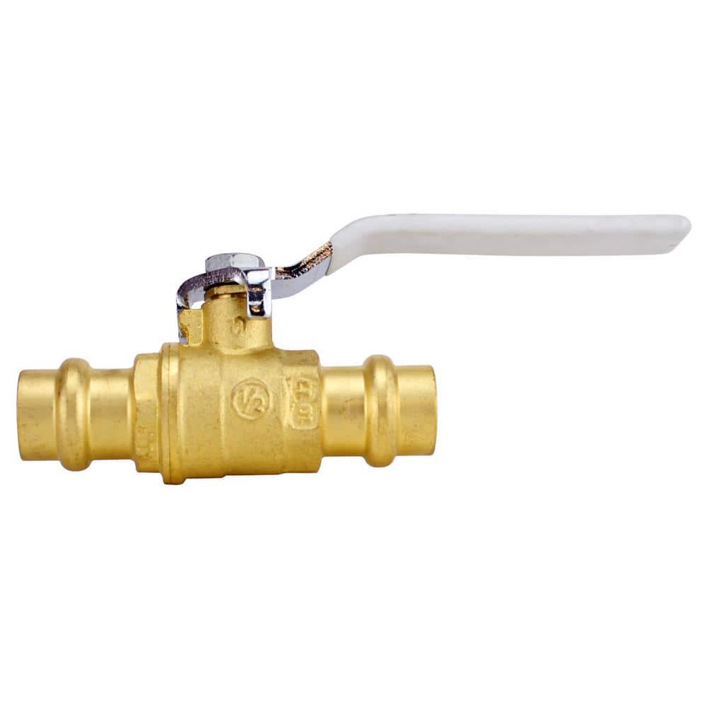 1/2 in. Brass Press x Press Full Port Ball Valve price history on PriceWatchPro