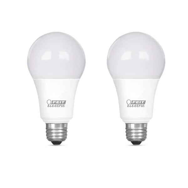 EcoSmart 75-Watt Equivalent A19 Dimmable Energy Star LED Light Bulb Soft White 2-Pack 