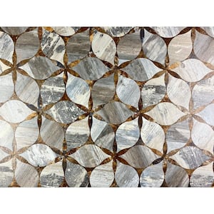 Reflections Antique Silver 12 in. x 12 in. Brick Beveled Glass Mirror Mosaic Wall Tile (27.12 sq. ft./Case)