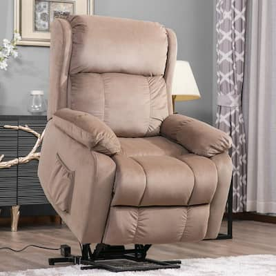 Beige Recliners Living Room Furniture The Home Depot