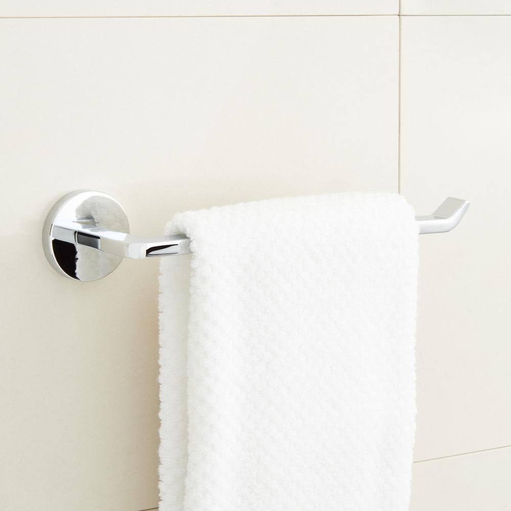 Drea 11" Chrome Wall Mounted Towel Ring