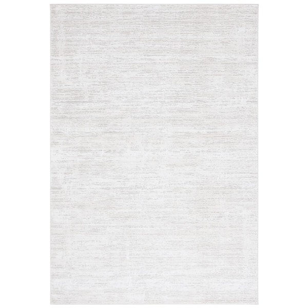 SAFAVIEH Carter 4 ft. x 6 ft. Ivory/Taupe Distressed Abstract Area Rug