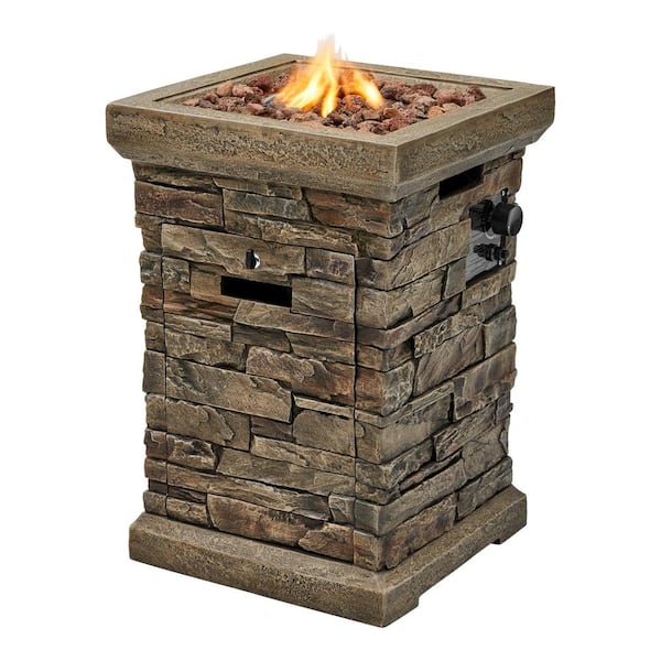 hampton bay propane fire pit column