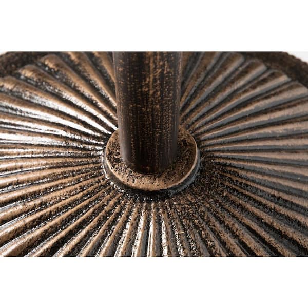 corsica patio umbrella tan olefin 9 x 7-ft 7.5' Olefin Patio Market Umbrella w/ Aluminum Ribs Model ATA758