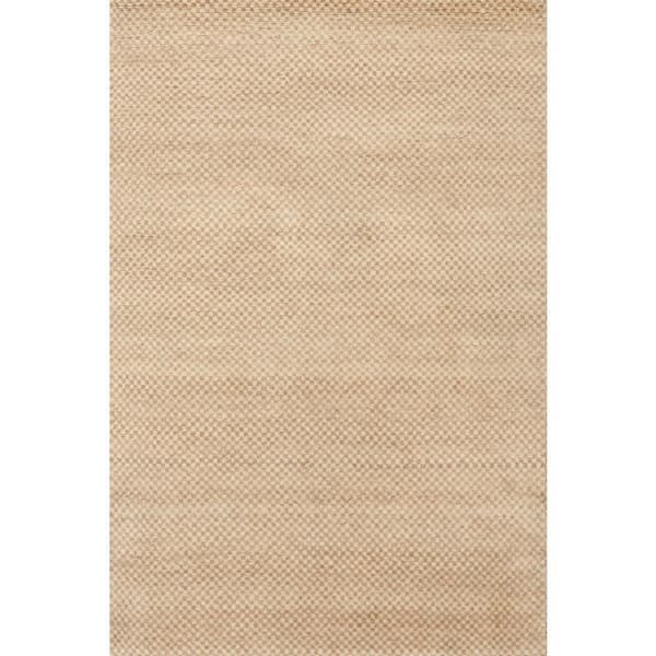 Pierce Hand Knotted Wool Wheat 3 ft. x 8 ft. Indoor Runner Rug