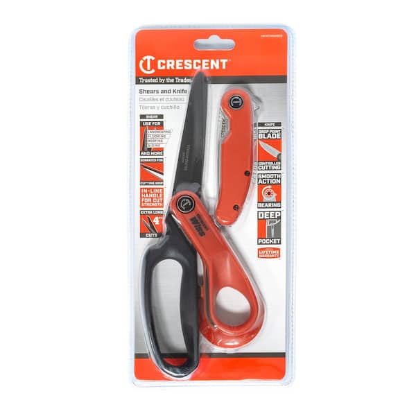 Crescent Wiss 10 in. Heavy Duty Titanium Coated Tradesmen Scissor