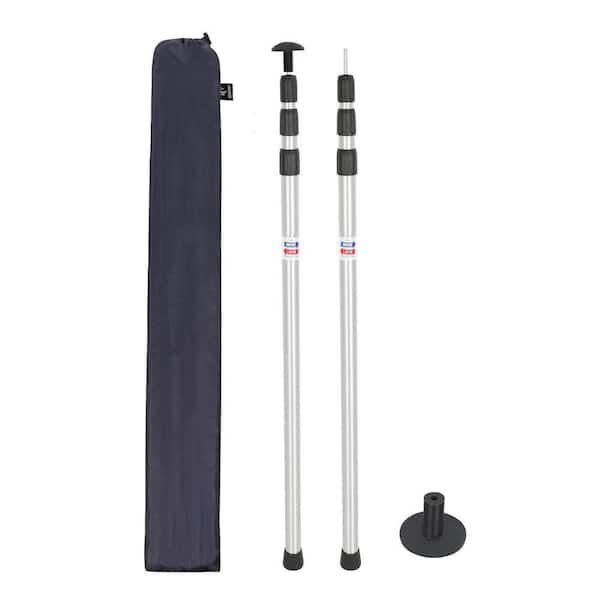 Angel Sar 90 in. Aluminum Lightweight Adjustable Camping Tarp