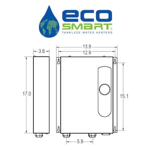 ECO 18 Tankless Electric Water Heater 18 kW 240 V