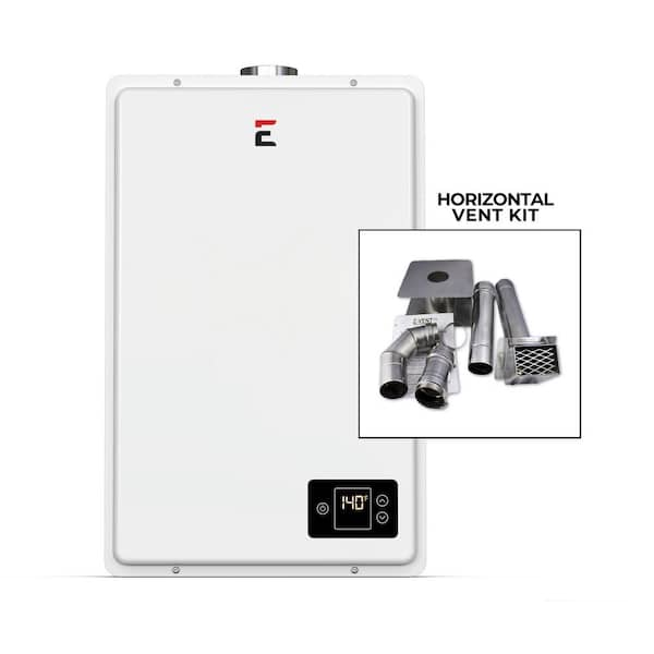 Eccotemp 20HI 6 GPM Residential 150,000 BTU CSA Approved Liquid Propane Indoor Tankless Water Heater Horizontal Bundle