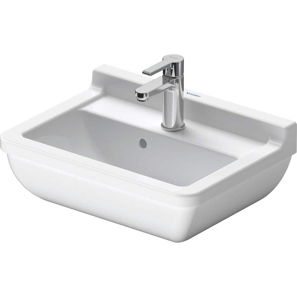 EAN 4021534223082 product image for Starck 3 19.63 in. Rectangular Bathroom Sink in White | upcitemdb.com