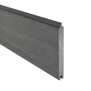 0.41 ft. H x 5.91 ft. W Euro Style Oxford Grey Tongue and Groove Composite Fence Board