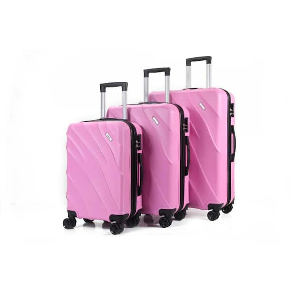 Kensie Hudson Softside Spinner Luggage in Pink