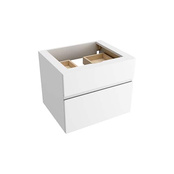 Studio S 24 in. Double Drawer Bath Vanity Cabinet Only in White