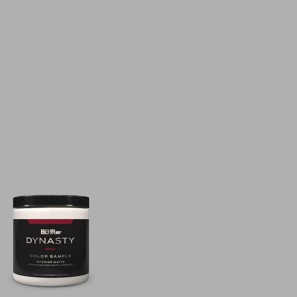 BEHR DYNASTY 8 oz. #780F-4 Sparrow One-Coat Hide Matte Stain-Blocking Interior/Exterior Paint and Primer Sample