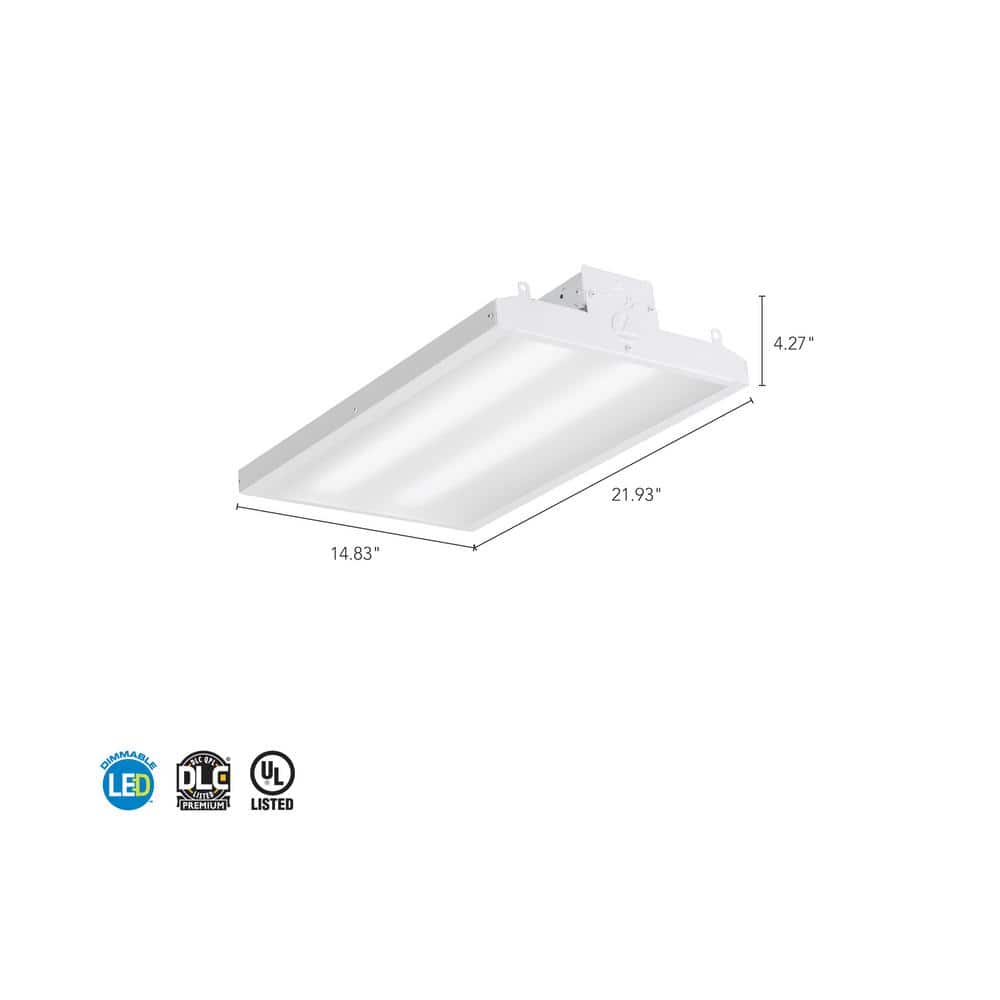 White Aluminum LED High Bay Light with Acrylic Lens