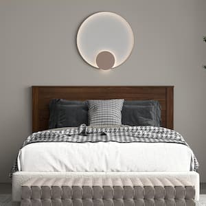 Juliette Walnut Full-Size Panel Headboard