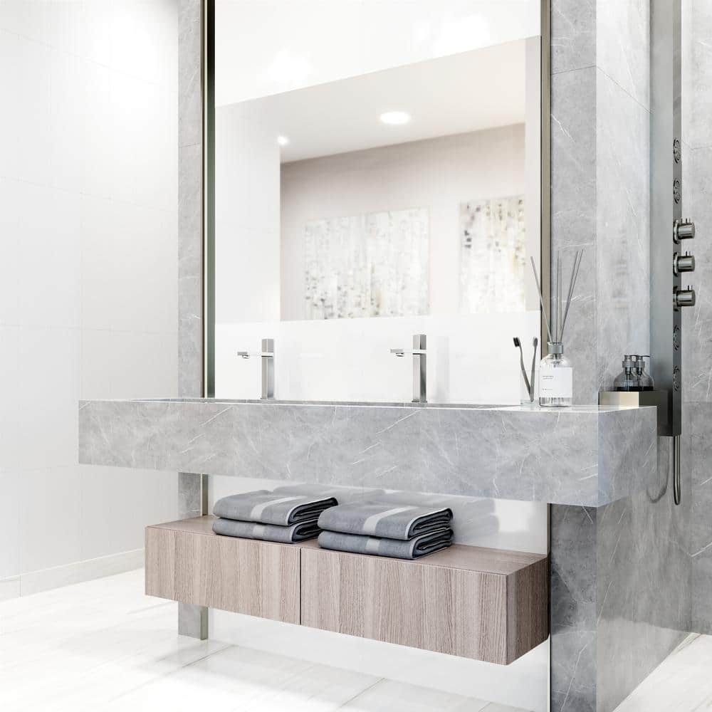 Modern Chrome Hexagonal Single-Hole Bathroom Faucet