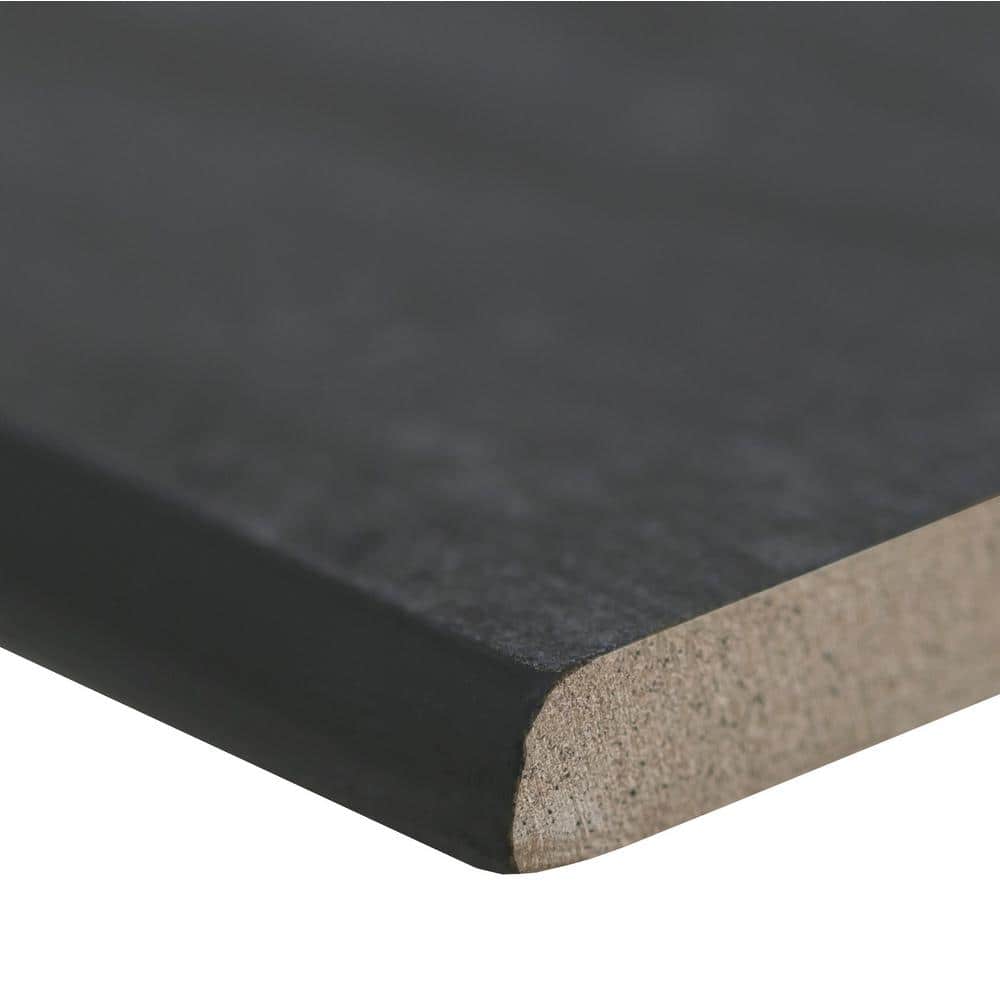 Durban Anthracite Bullnose 3 in. x 24 in. Polished Porcelain Wall Tile Trim(60 lin. ft./Case) price history on PriceWatchPro