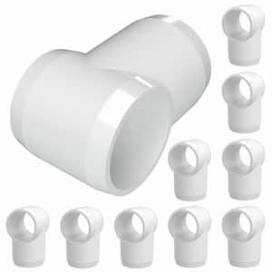 1/2 in. Furniture Grade PVC Slip Sling Tee in White (10-Pack)