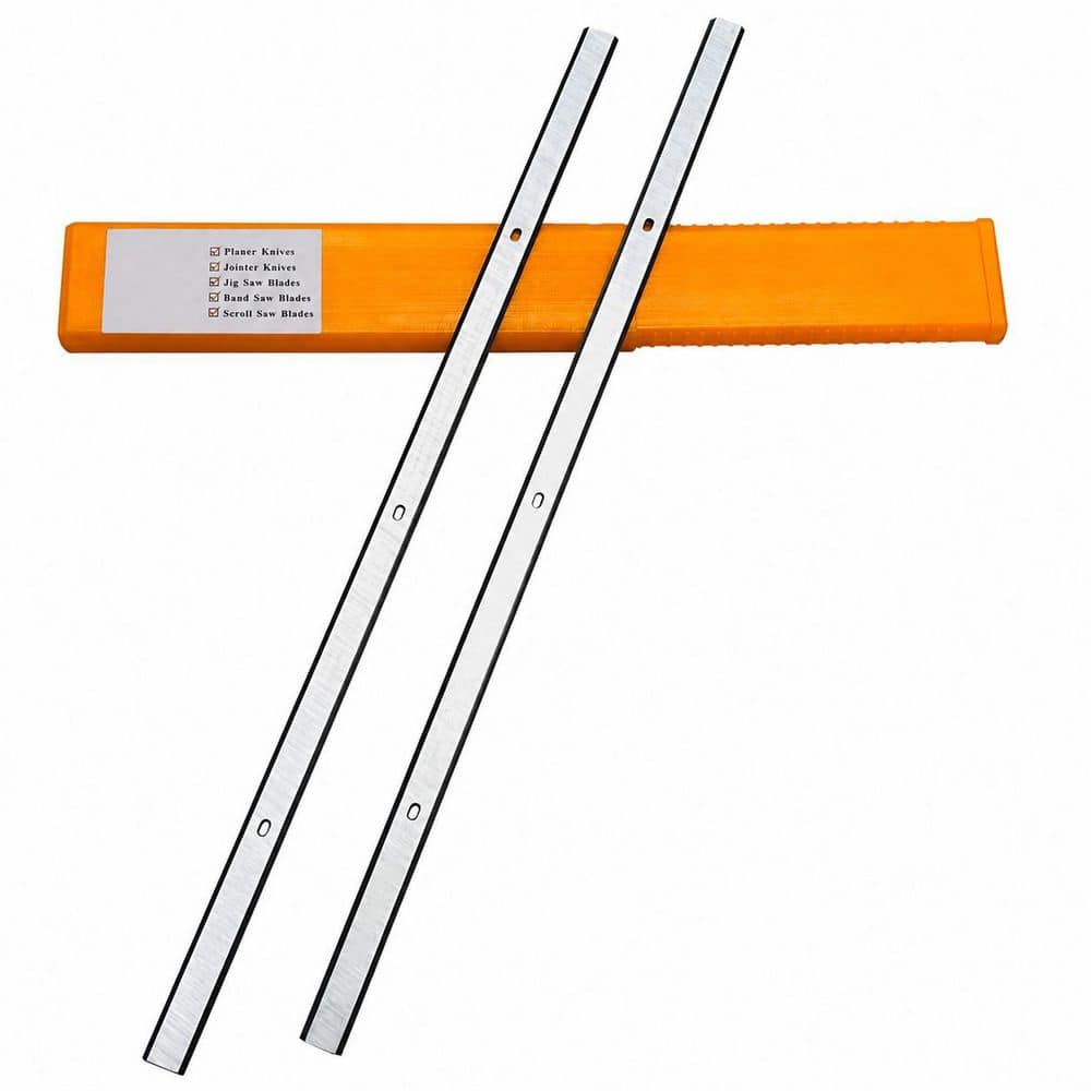 13 Inch High-Speed Steel Planer Blades Knives with Machined Locator Holes for Delta 22-580 22-555 22-549 (Set of 2) price history on PriceWatchPro