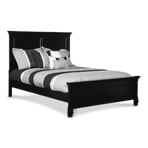 New Classic Furniture Tamarack Black Wood Frame Full Platform Bed
