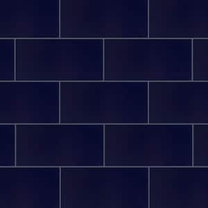 Projectos Midnight Blue 3-7/8 in. x 7-3/4 in. Ceramic Floor and Wall Tile (11.0 sq. ft./Case)