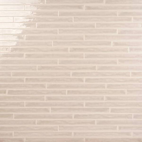 Ivy Hill Tile Nantucket Beige 2 in. x 20 in. Polished Ceramic Wall Tile (20 pieces/ 5.38 sq. ft./ Case)