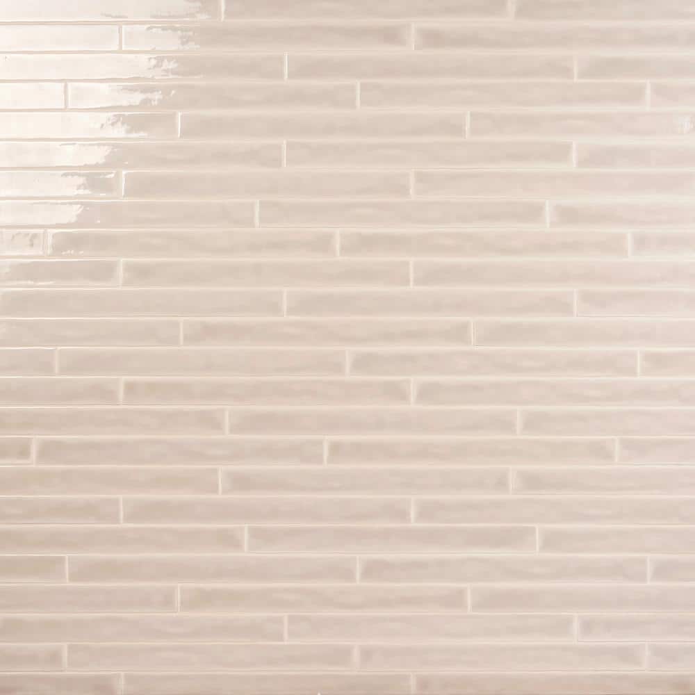 Capetown Beige 2" x 20" Polished Ceramic Subway Wall Tile