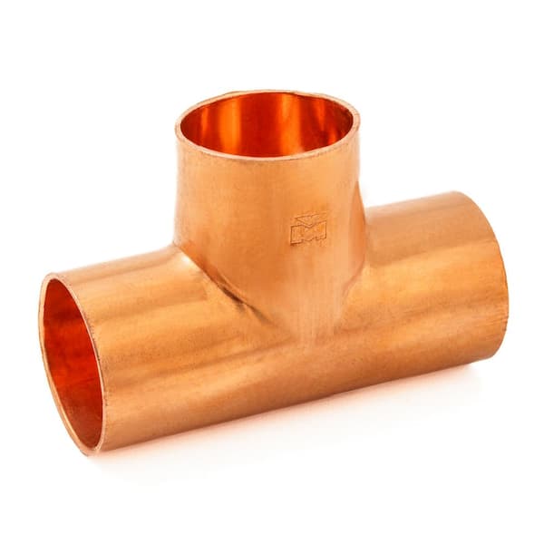 Everbilt 1 in. Copper Pressure Cup x Cup x Cup Tee Fitting