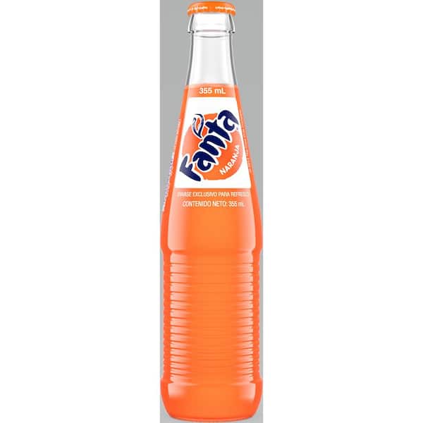 Fanta 355 ml Orange Mexico Glass Bottles (24-Pack) 049000048971