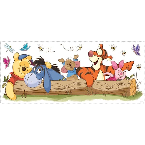 York Wallcoverings 5 in. x 19 in. Winnie the - Outdoor Fun Peel and Stick Giant Decal RMK2553GM The Home Depot