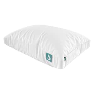 White Queen Size Bed Support Sleeping Pillow with Microfiber Cover