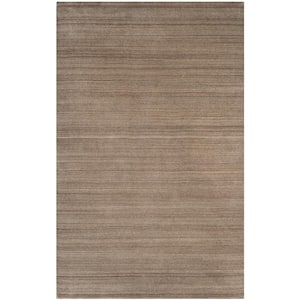 Himalaya Taupe 6 ft. x 9 ft. Solid Area Rug