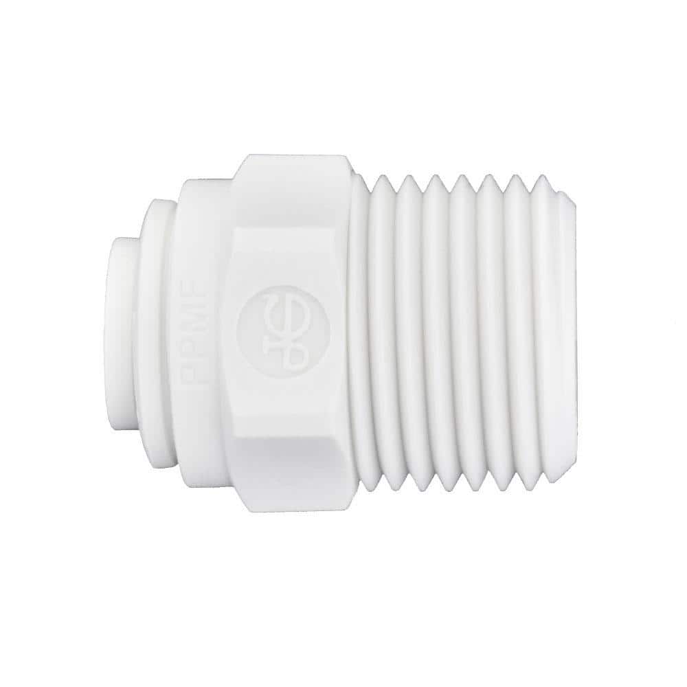 1/4 in. OD x 3/8 in. NPTF Push-to-Connect Male Connector Fitting (10-Pack) price history on PriceWatchPro