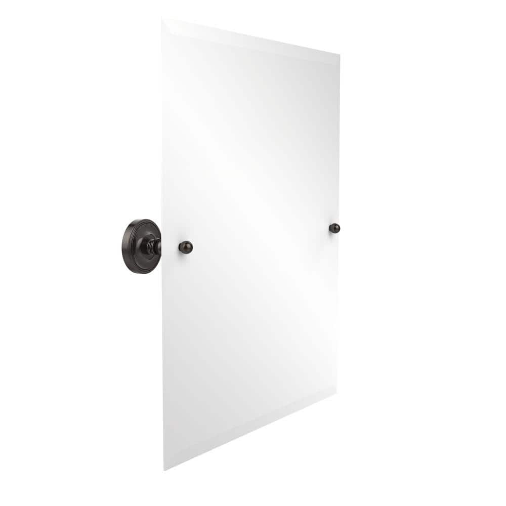 Allied Brass Prestige Regal Collection 21 in. x 26 in. Rectangular Single Tilt  Mirror with Beveled Edge in Oil Rubbed Bronze PR-92-ORB The Home Depot