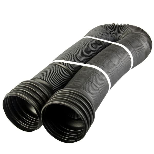 Advanced Drainage Systems 4 in. x 12 ft. Polypropylene Flexible Perforated Drain Pipe