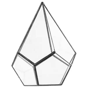 Geometric 5 in. x 8 in. Glass Cone Terrarium