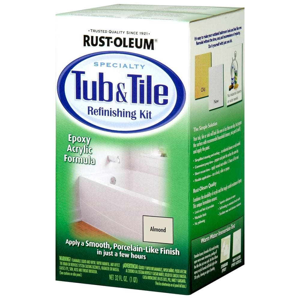 Reviews For Rust Oleum Specialty 1 Qt Almond Tub And Tile