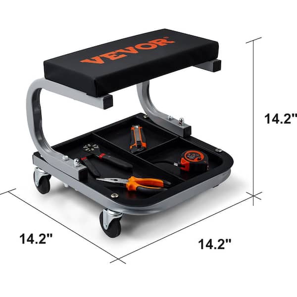 VEVOR Garage Shop Stool 250 lbs. Load Mechanic Creeper Seat