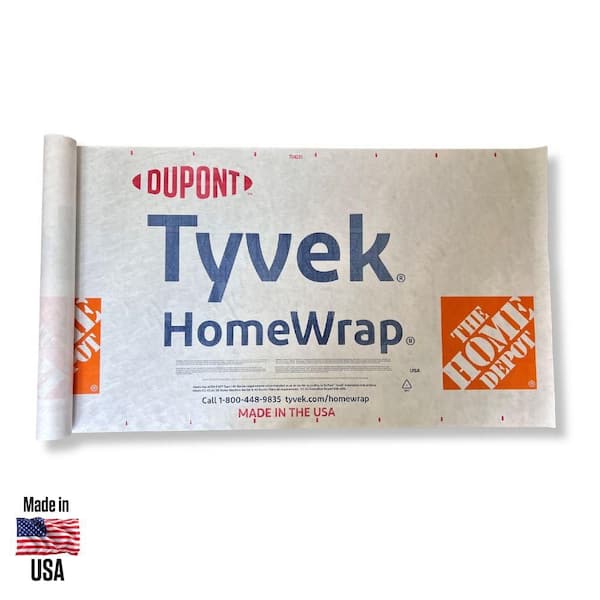 3 ft. x 165 ft. HomeWrap Housewrap (495 Sq.Ft)