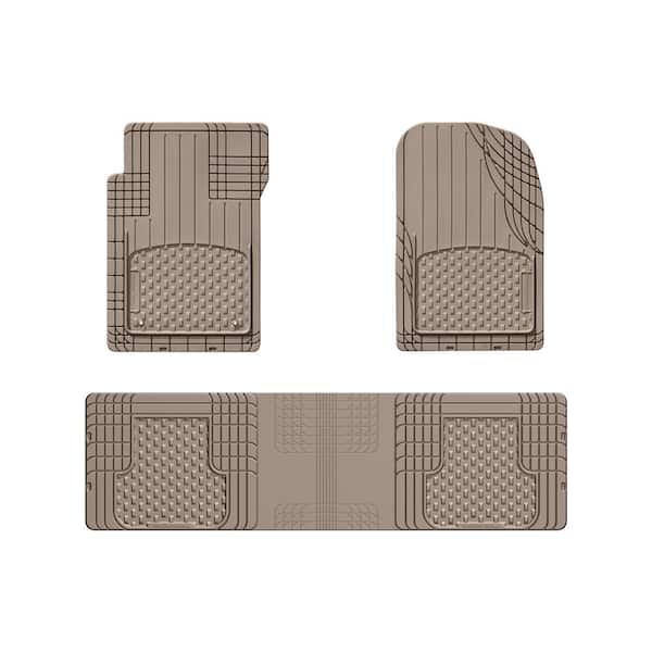 WeatherTech Tan 56 in. x 16 in. Over The Hump Rubber Car Mat