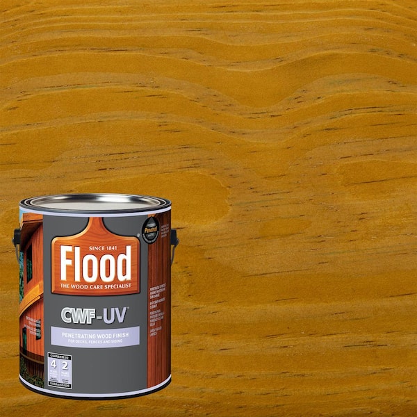 Flood 1 Gal. Honey Gold Transparent CWF-UV Penetrating Exterior Wood Stain