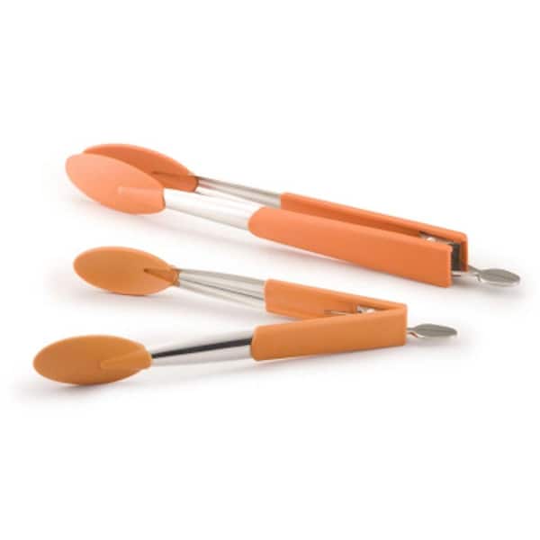 Rachael Ray Nylon Tools Tongs in Orange (Set of 2)