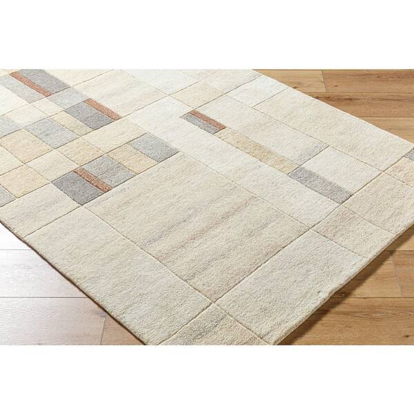 Forum FM-7247 2 ft. x 3 ft. Handmade Rug, Ivory and Beige