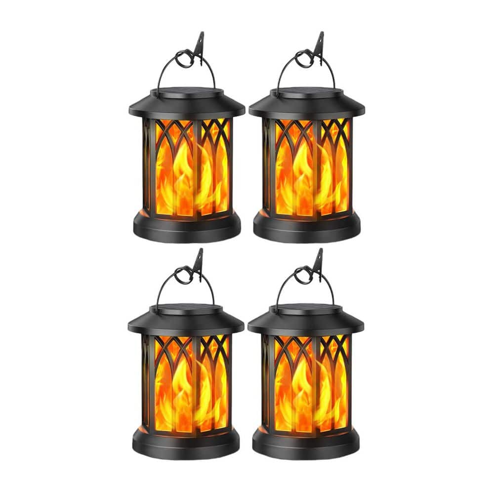 4-Pack Solar Decorative Lanterns-Outdoor Waterproof, Upgraded Flickering Flame, Solar Powered, Hanging Yard Decor price history on PriceWatchPro